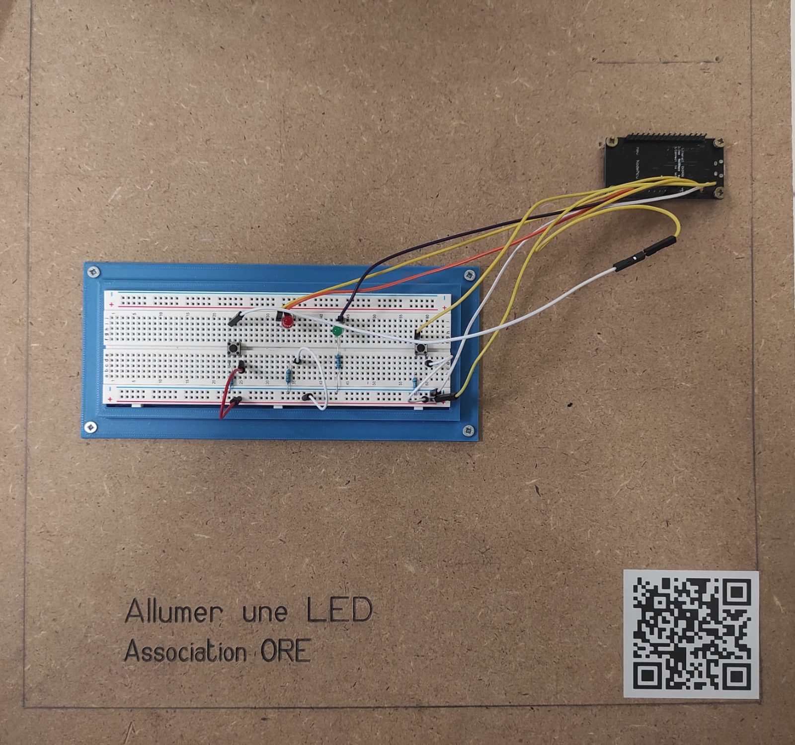 Un montage Arduino réalisé par des jeunes au FabLab